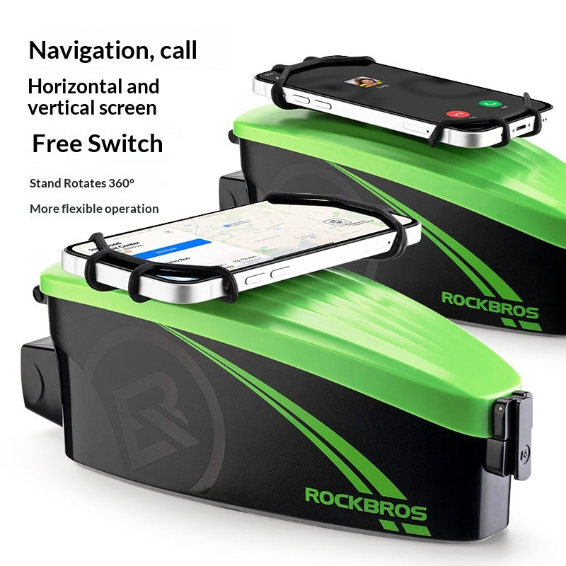 Rainproof Bike Bag For 4-6.5' Front Phone Bag Special PC Hard Shell With Free Rain Cover Motorcycle Bike Accessories  Bike Phone Bag Bike Pouch Top Tube Bag Bicycle Front Frame Bag Waterproof Bike Accessories Bag Phone Holder Compatible With Smartphones