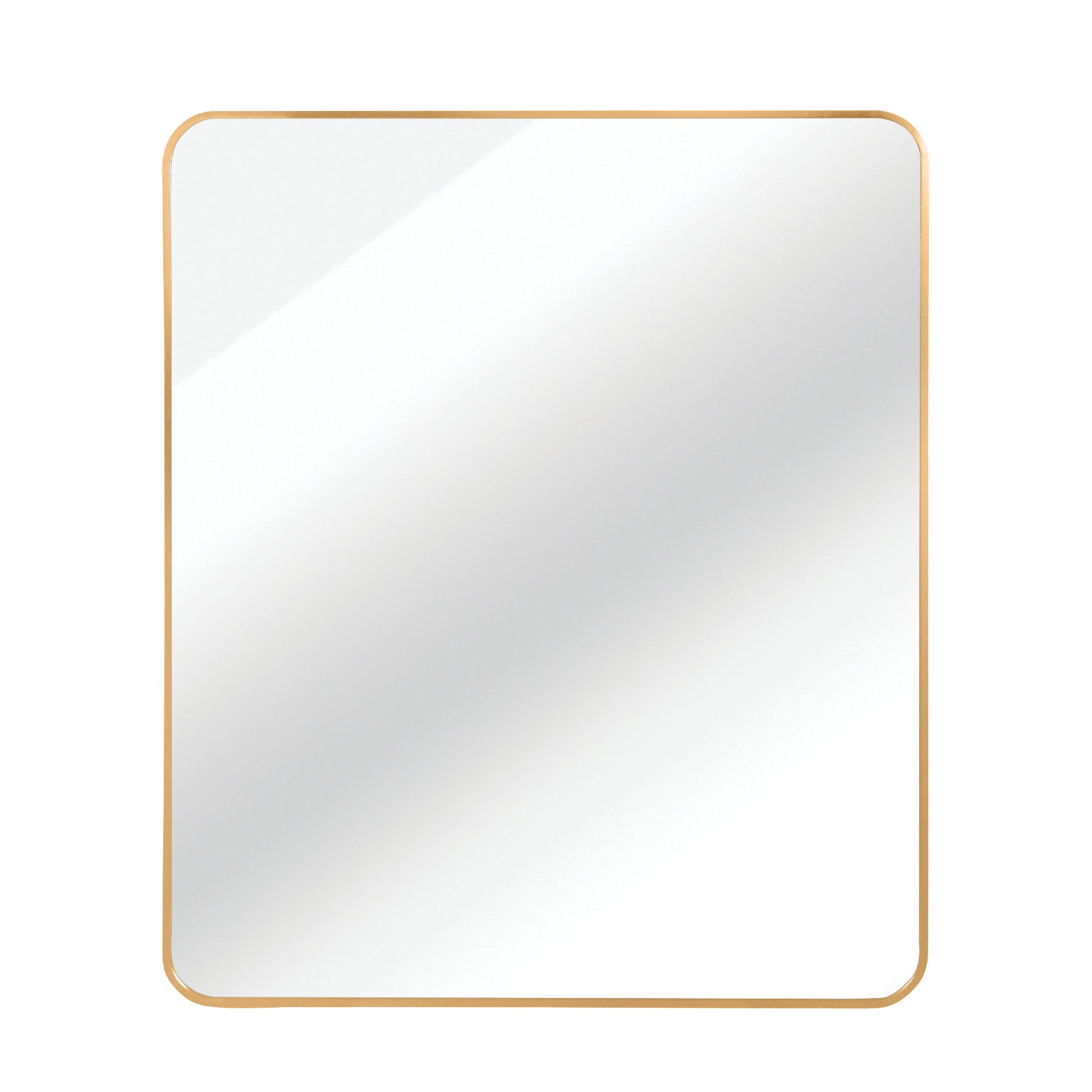 Gold 30 'x36' Rectangular Bathroom Wall Mirror