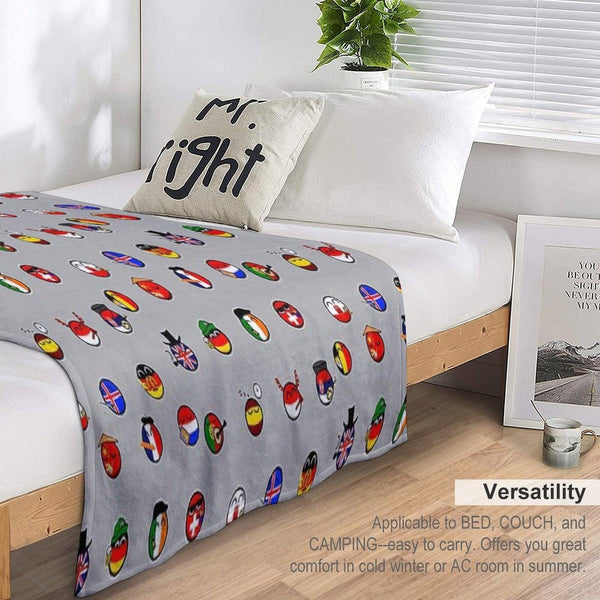 Countryballs Pack Throw Blanket