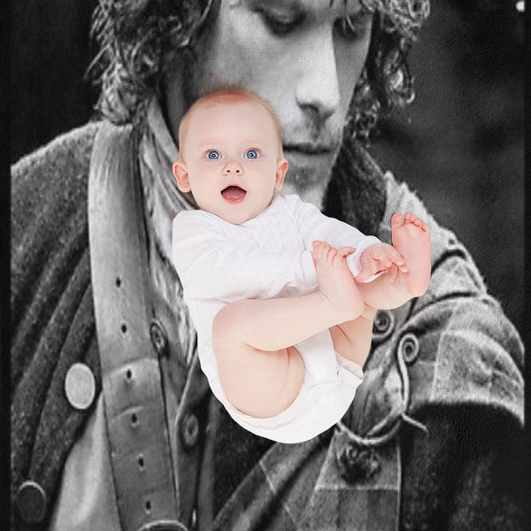 Jamie Fraser Outlander Easy Care Throw Blanket