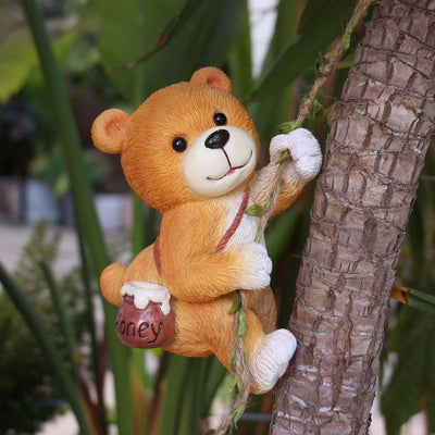 Outdoor Garden Decoration with Cute Squirrel Planters