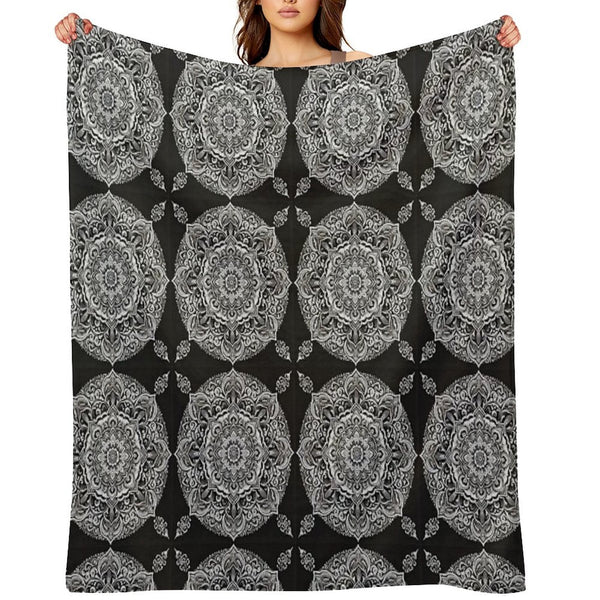 Make Your Bedroom, Kitchen & Bath Cozy with Mandala Decor Comfort Throw Blanket