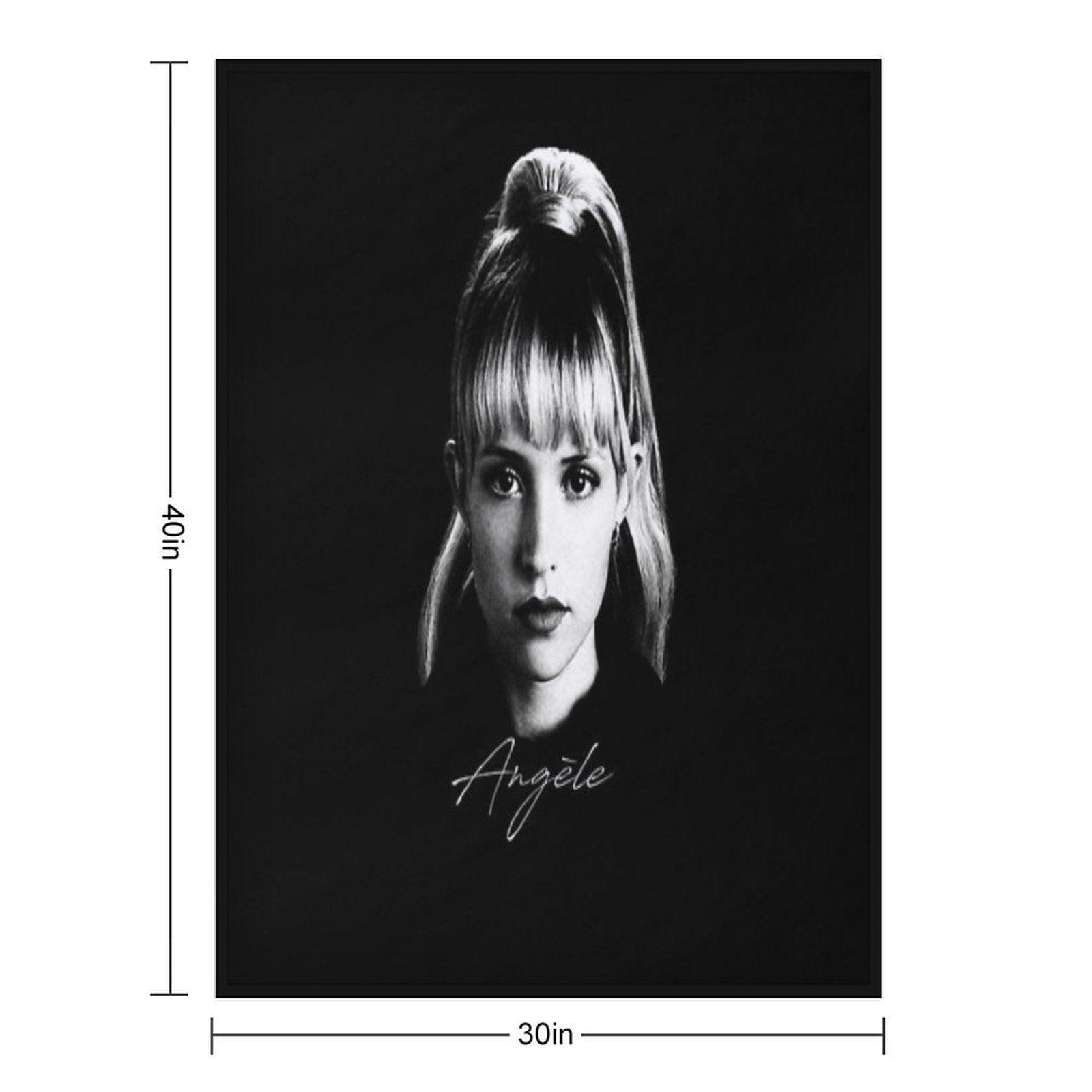 Angèle - Portrait Throw Blanket