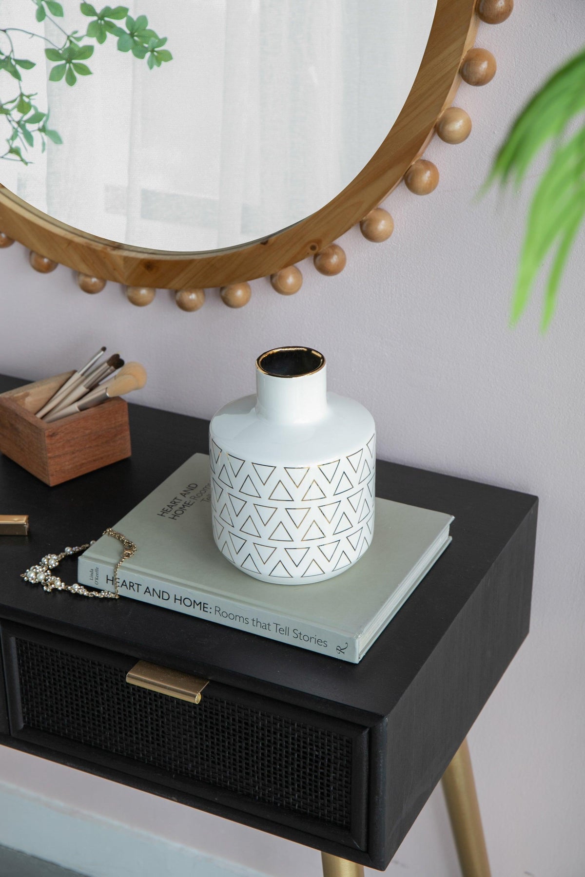 Modern Geometric Decorative Accent Vase