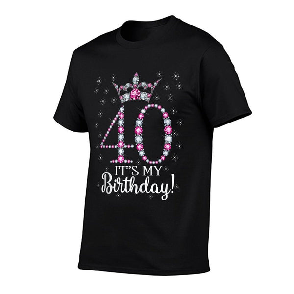 40 It's My Birthday 1982 40Th Birthday Gift For Womens Comfortable T-Shirt