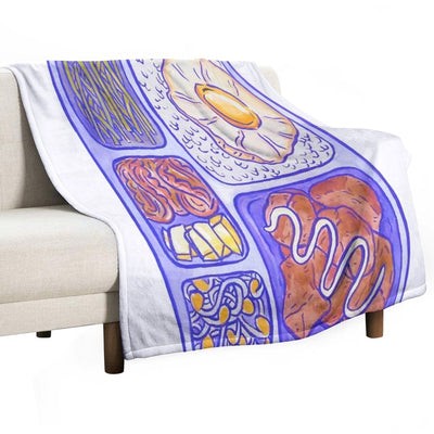 Lunch Box Premium Throw Blanket