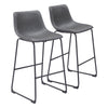 Smart Barstool (Set of 2) Charcoal