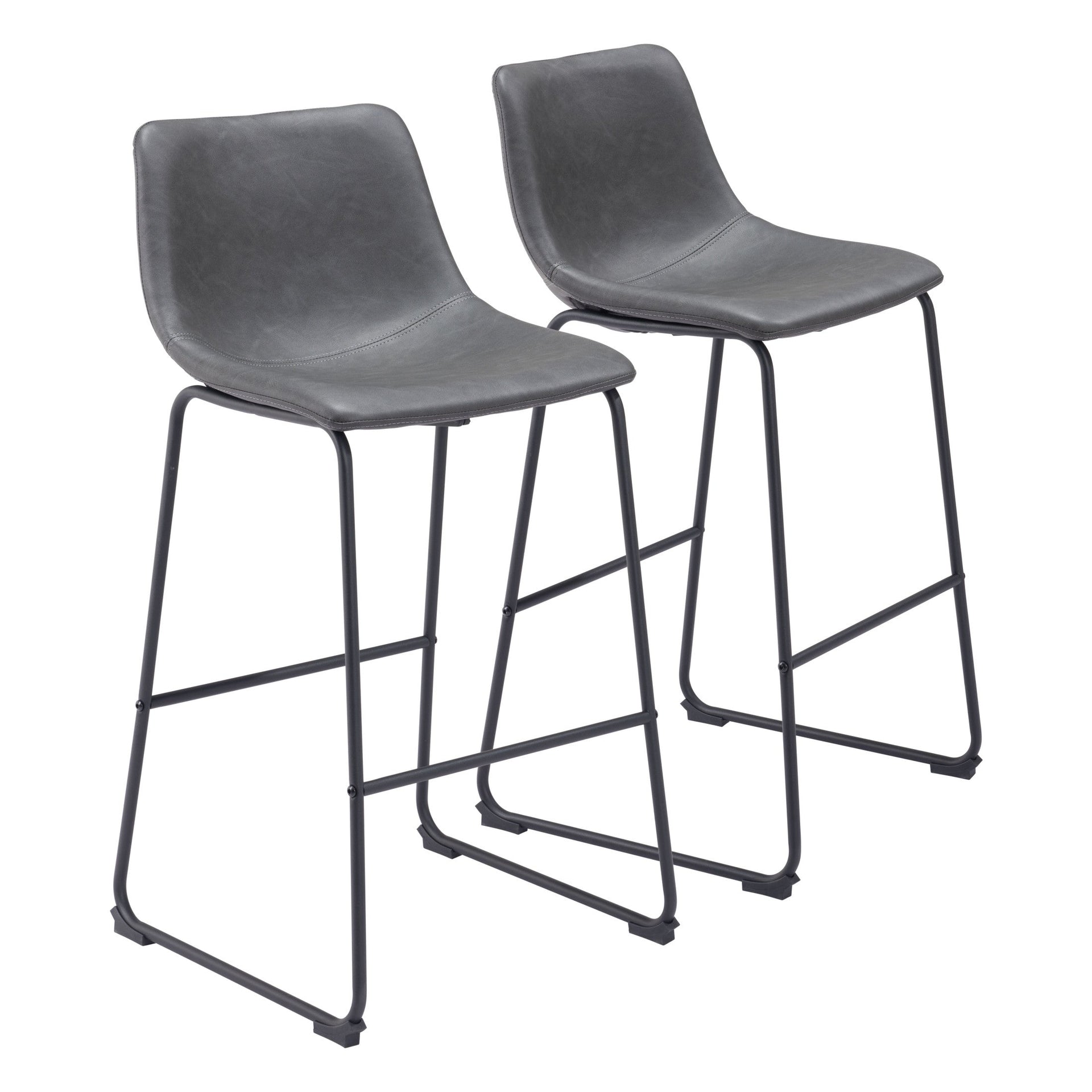 Smart Barstool (Set of 2) Charcoal
