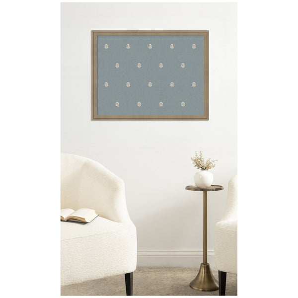 Pinboard Blue Botanical Block Print