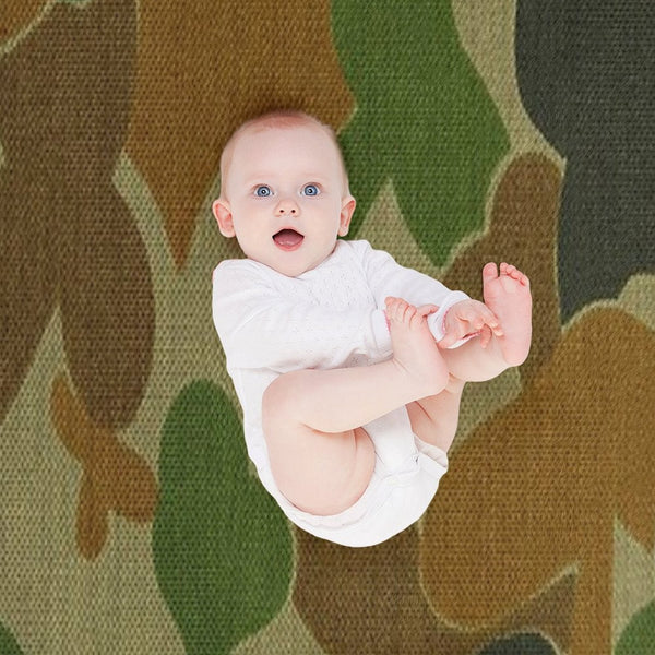 Auscam - Australian Army Camo Sustainable Throw Blanket