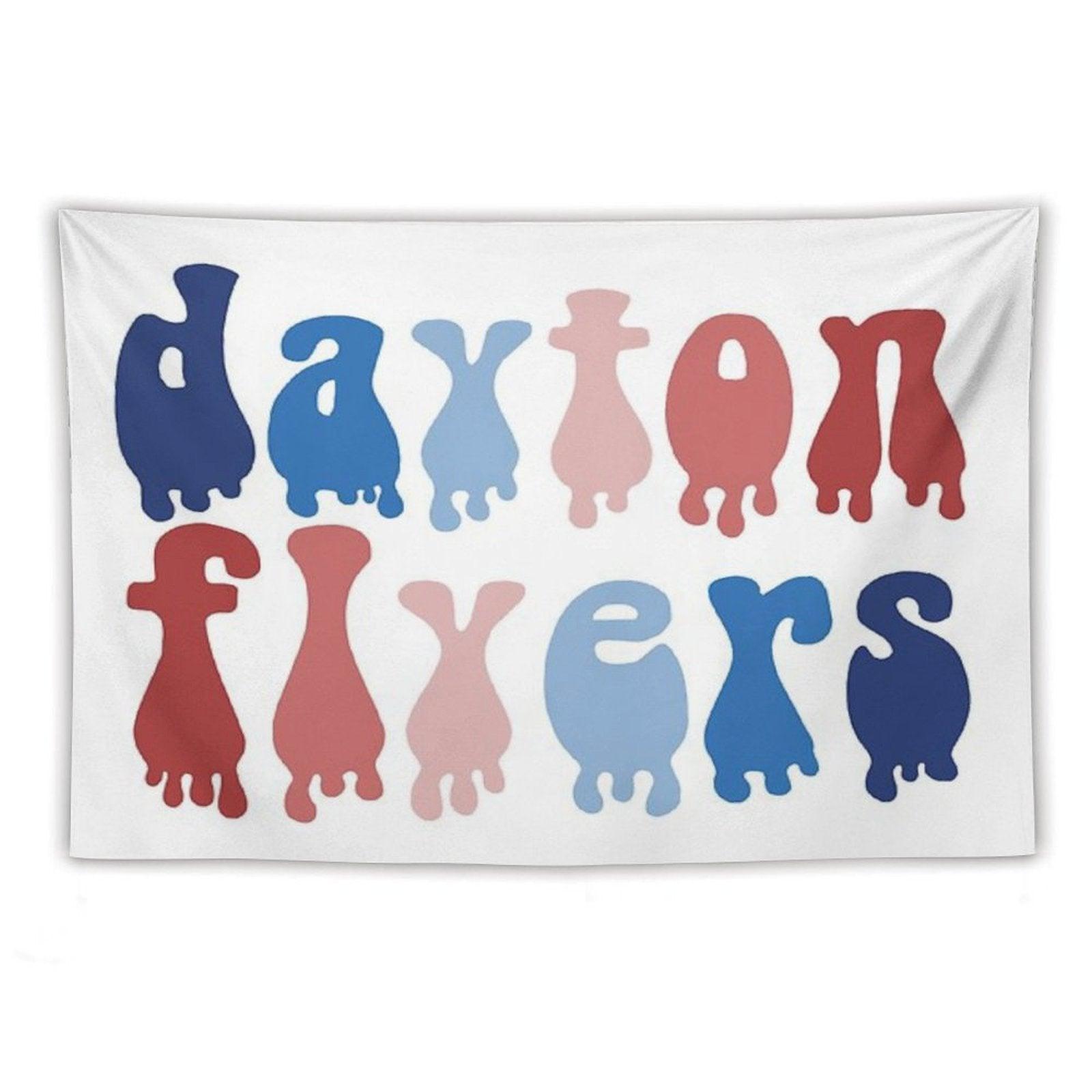 Dayton Flyers Drip Tapestry