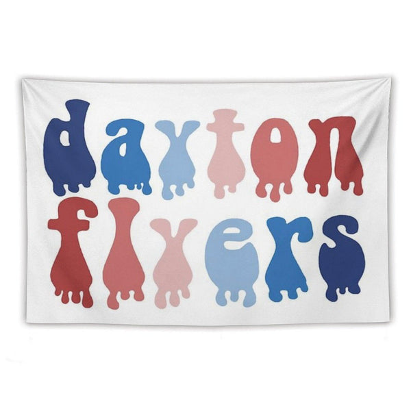 Dayton Flyers Drip Tapestry