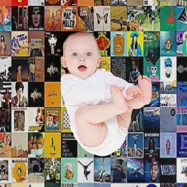 Rainbow Musical Full Album Collage Versatility Throw Blanket