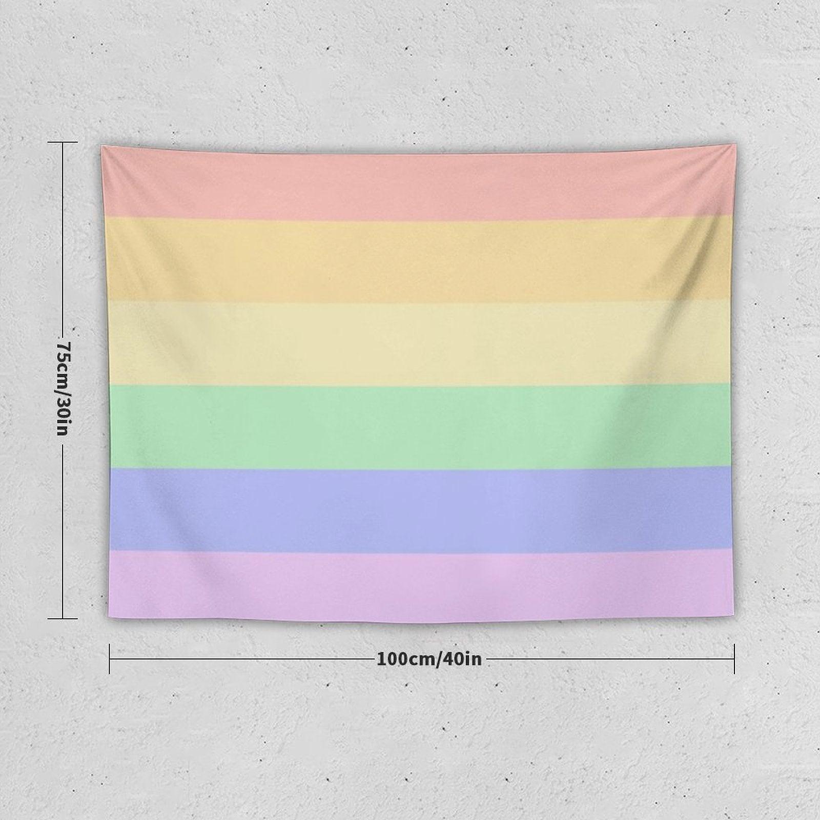 Pastel Pride Flag Tapestry