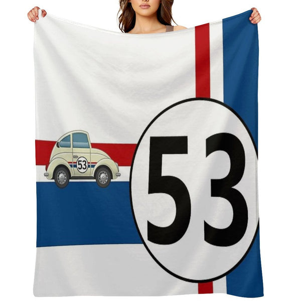 Herbie Fully Loaded Fan Art Shrink-resistant Throw Blanket