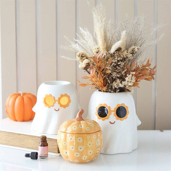 Groovy Ghost Halloween Oil Burner and Wax Warmer