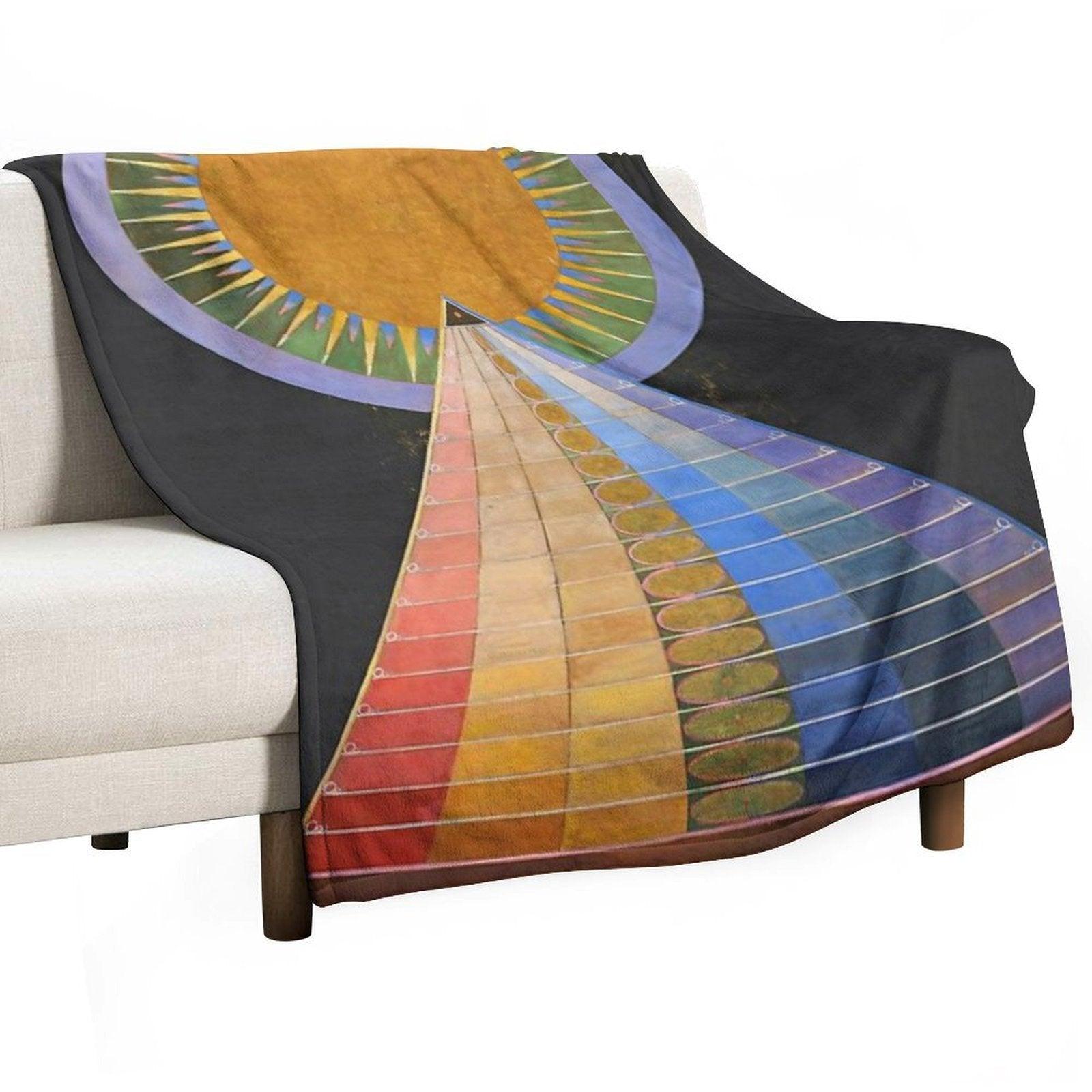 Hilma Af Klint - Altarpiece Throw Blanket