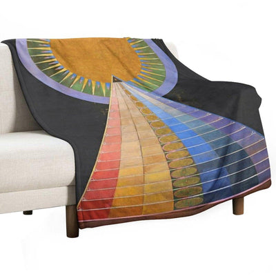 Hilma Af Klint - Altarpiece Throw Blanket