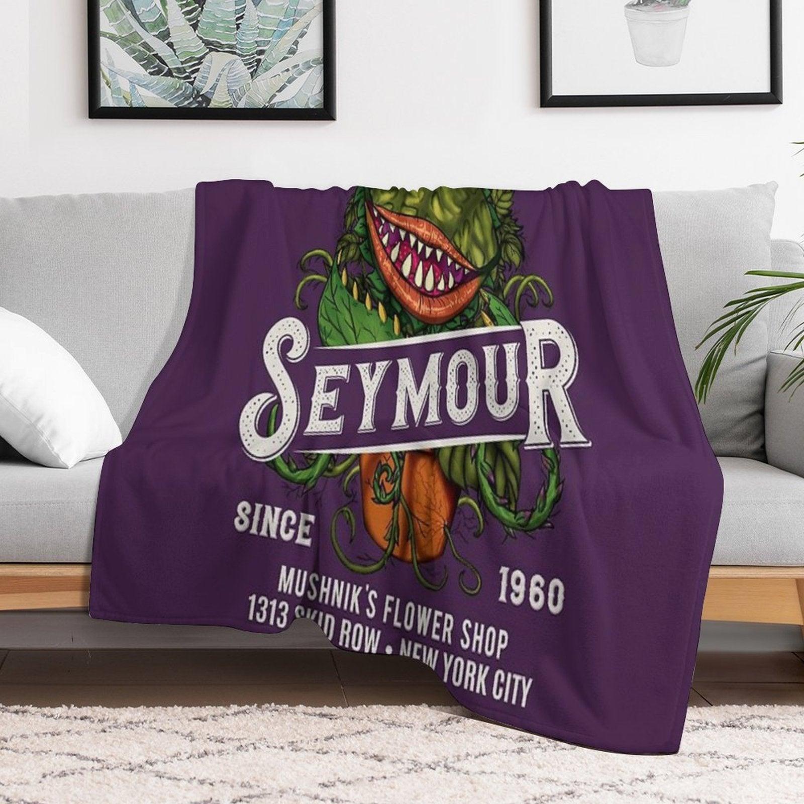 Feed Me Seymour Throw Blanket