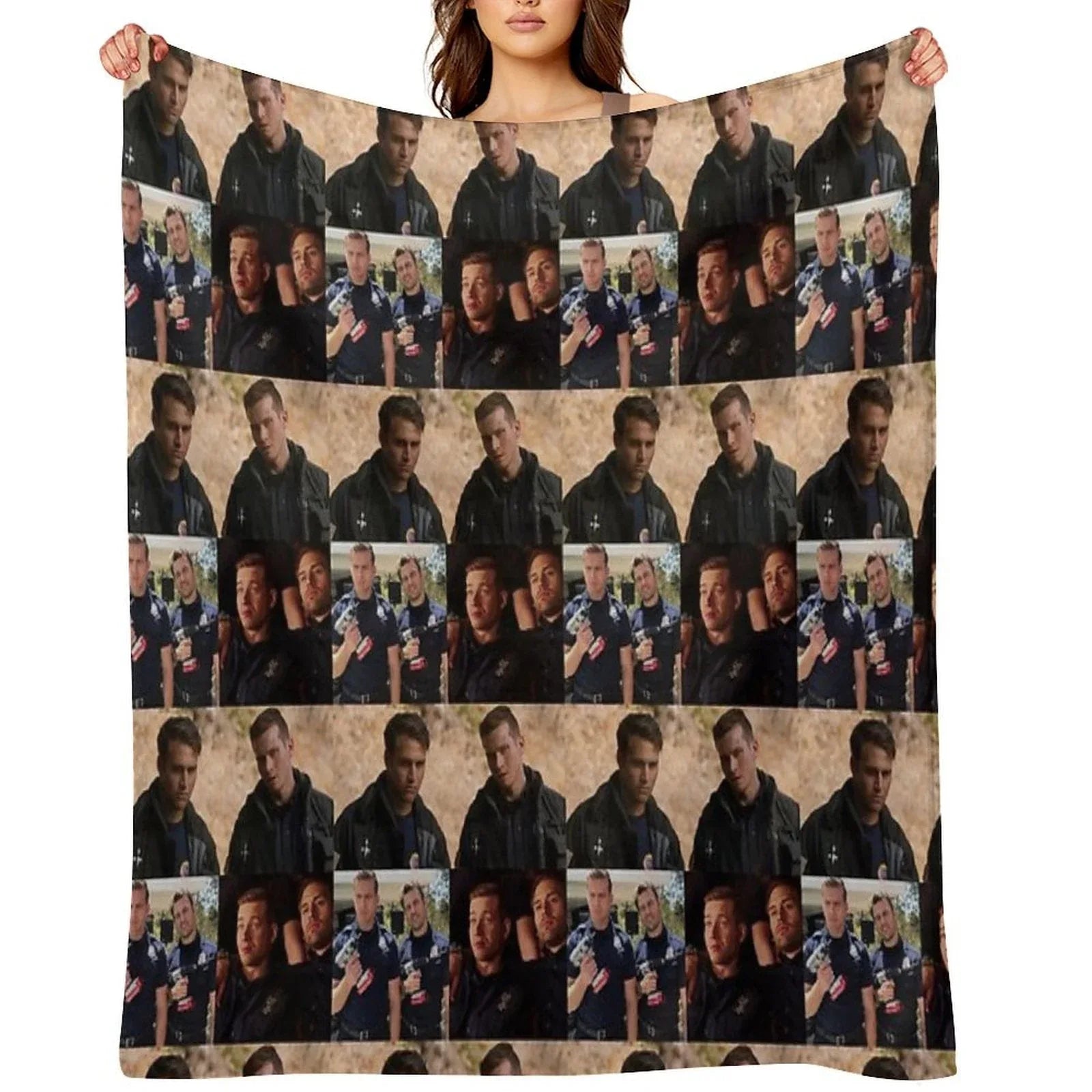 Buddie Collage Throw Blanket