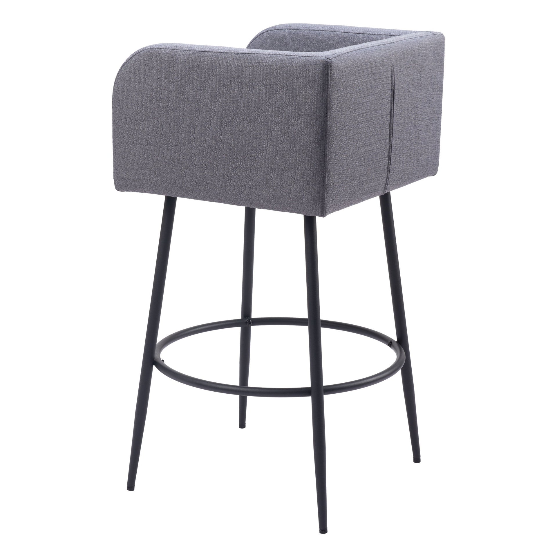 Horbat Barstool (Set of 2) Gray