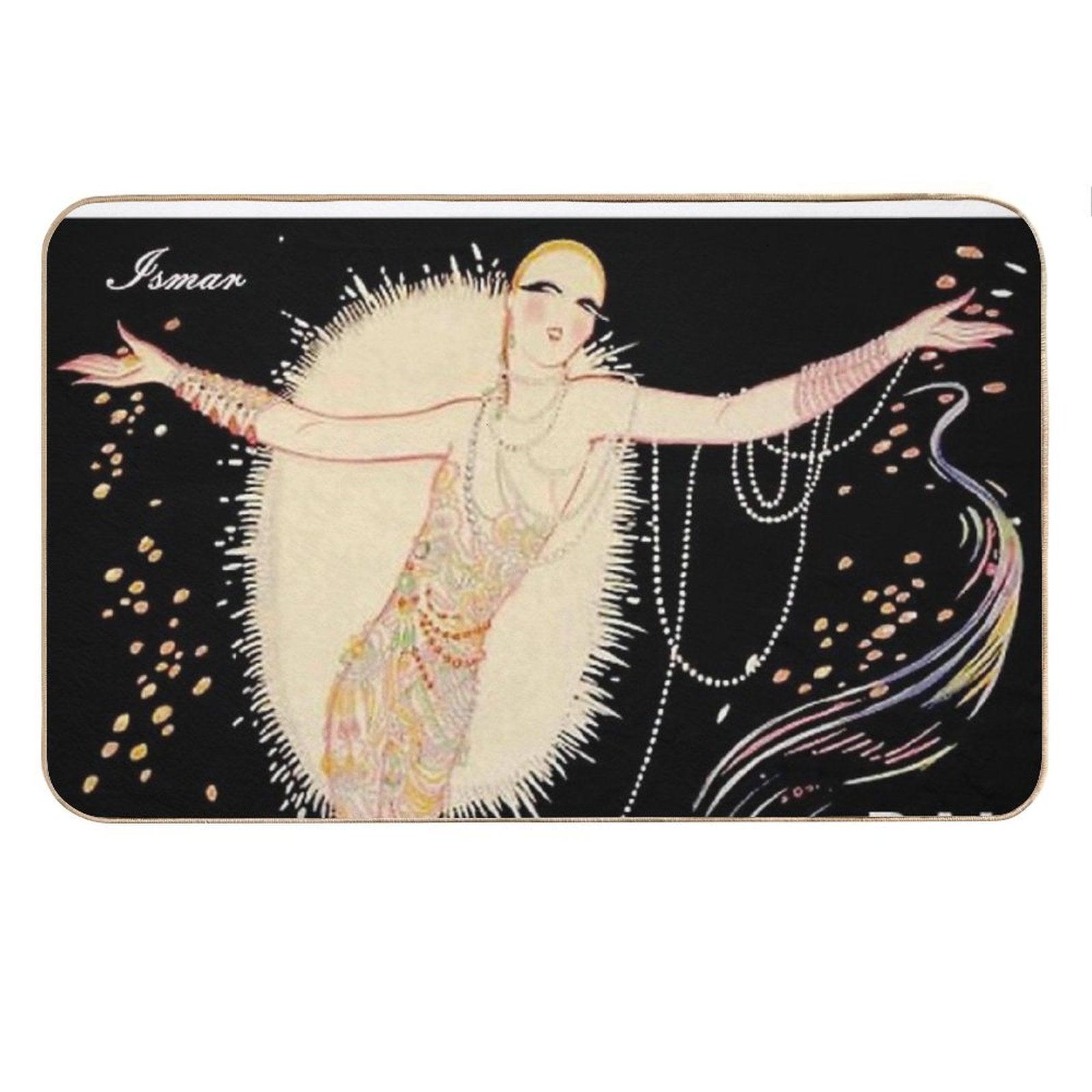 BAL PETITS LITS BLANCS  Vintage 1928 Opera Print Bath Mat