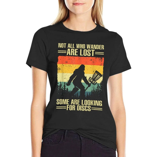 Funny Disc Golf Art For Men Women Kids Disc Golf Player T-Shirt
