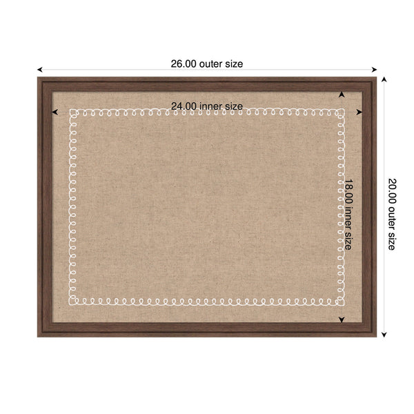 Pinboard White Scalloped Edge