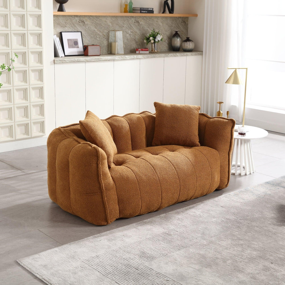 Cozy Beanbag Chair with High Resilience Foam Core