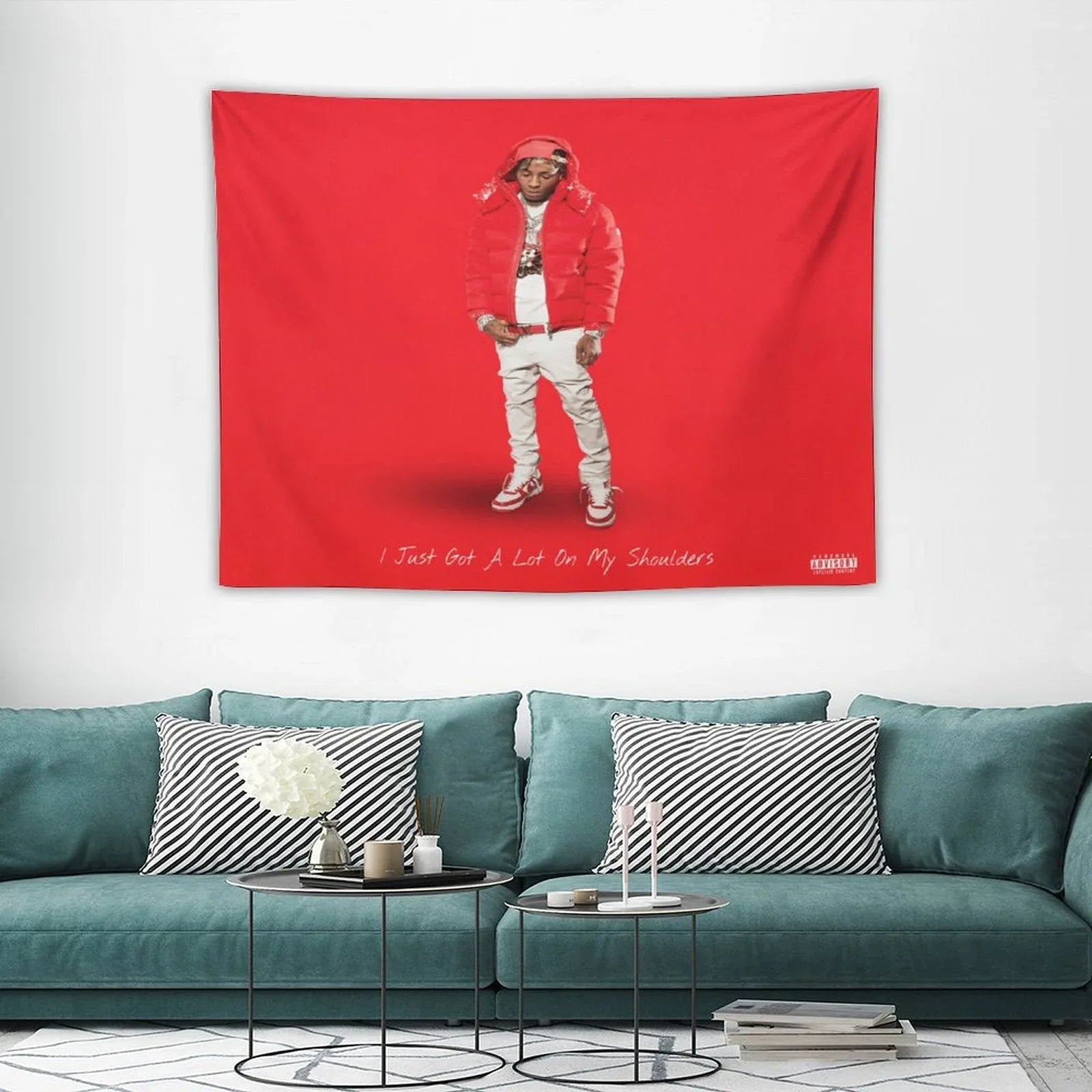 I Just Got A Lot On My Shoulders Tapestry