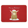 Scottish Highland Cow, Moo-rry Christmas Wee Hamish Bath Mat