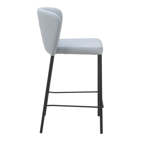 Linz Counter Stool (Set of 2) Gray