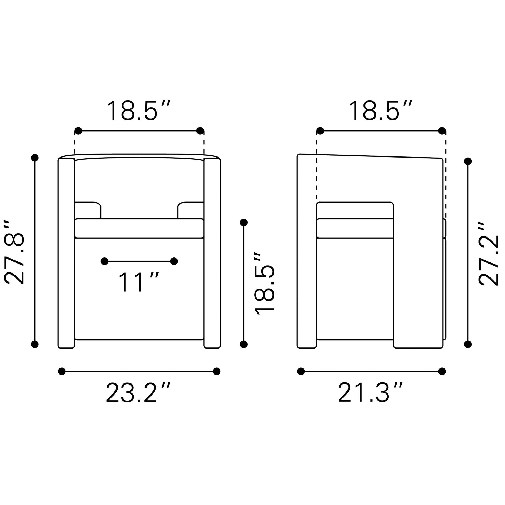 Papua Dining Chair Gray