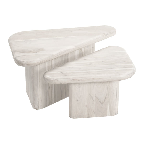 Navidic Coffee Table Set (2-Piece) Whitewashed