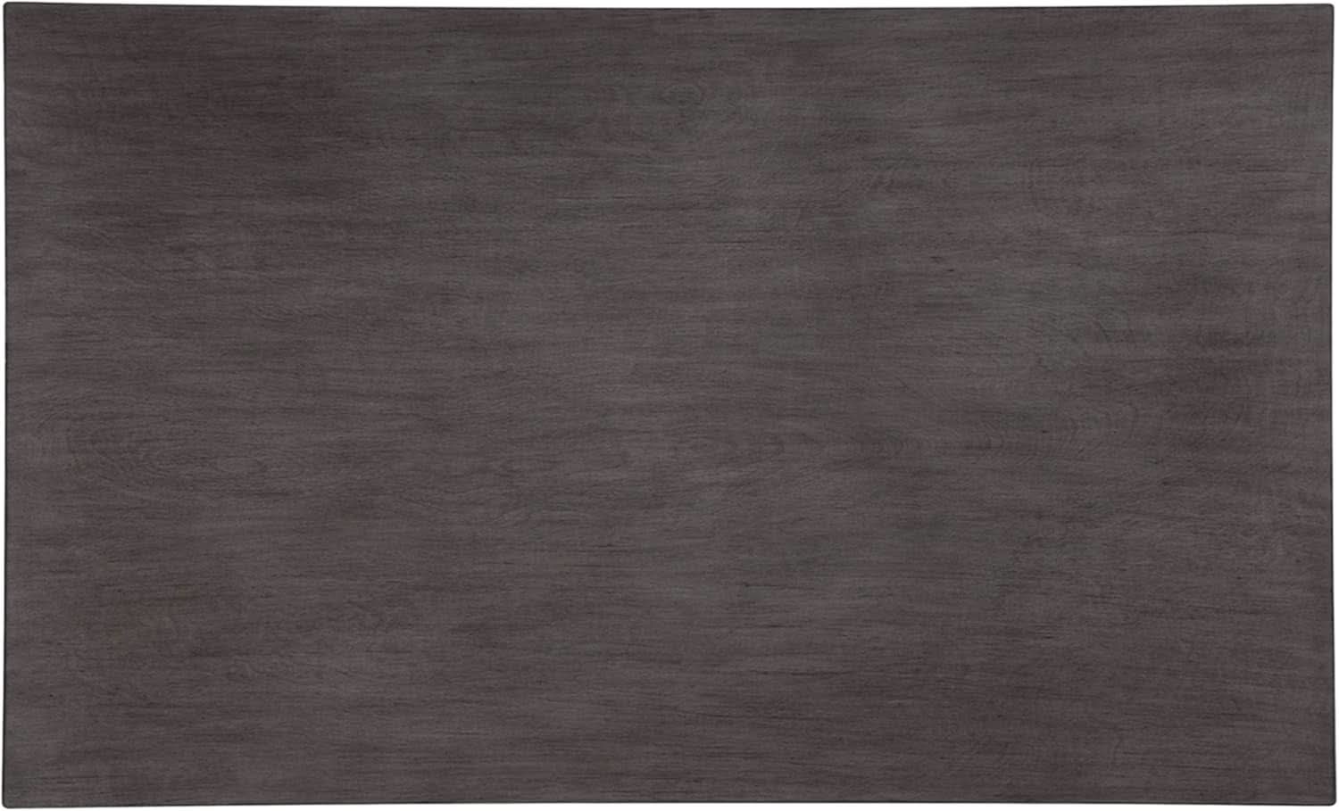 Charcoal Gray 6Piece Contemporary Dining Set Bench