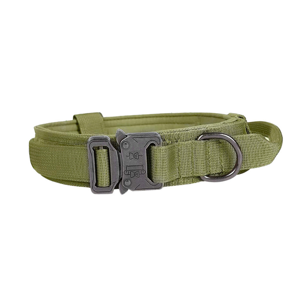 Tactical Dog Collar and Leash Set for Outdoor Adventures
