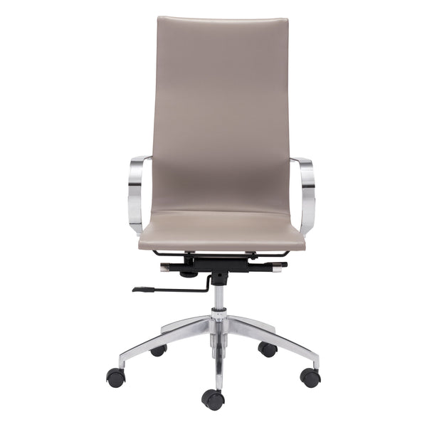 Glider High Back Office Chair Taupe