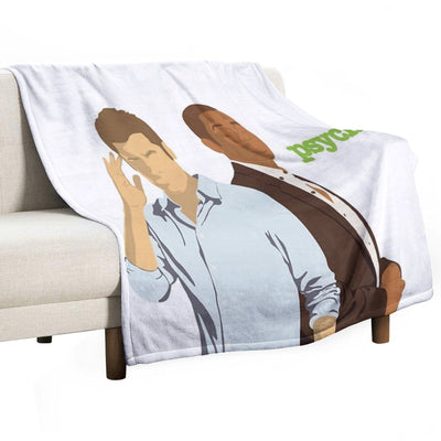 Psych TV- Shawn And Gus Comfort Throw Blanket