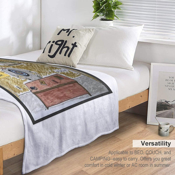 Henry The Preacher with The T-Shirt Bullseye Throw Blanket