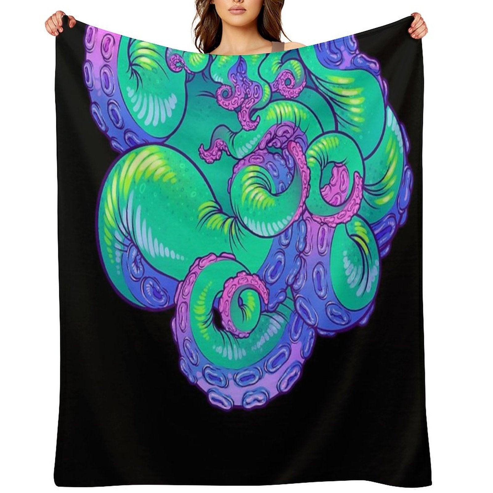 Cthulhu Tentacles Throw Blanket
