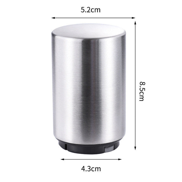 Creative Stainless Steel Beer Bottle Bar Press Opener Automatic Summer Party
