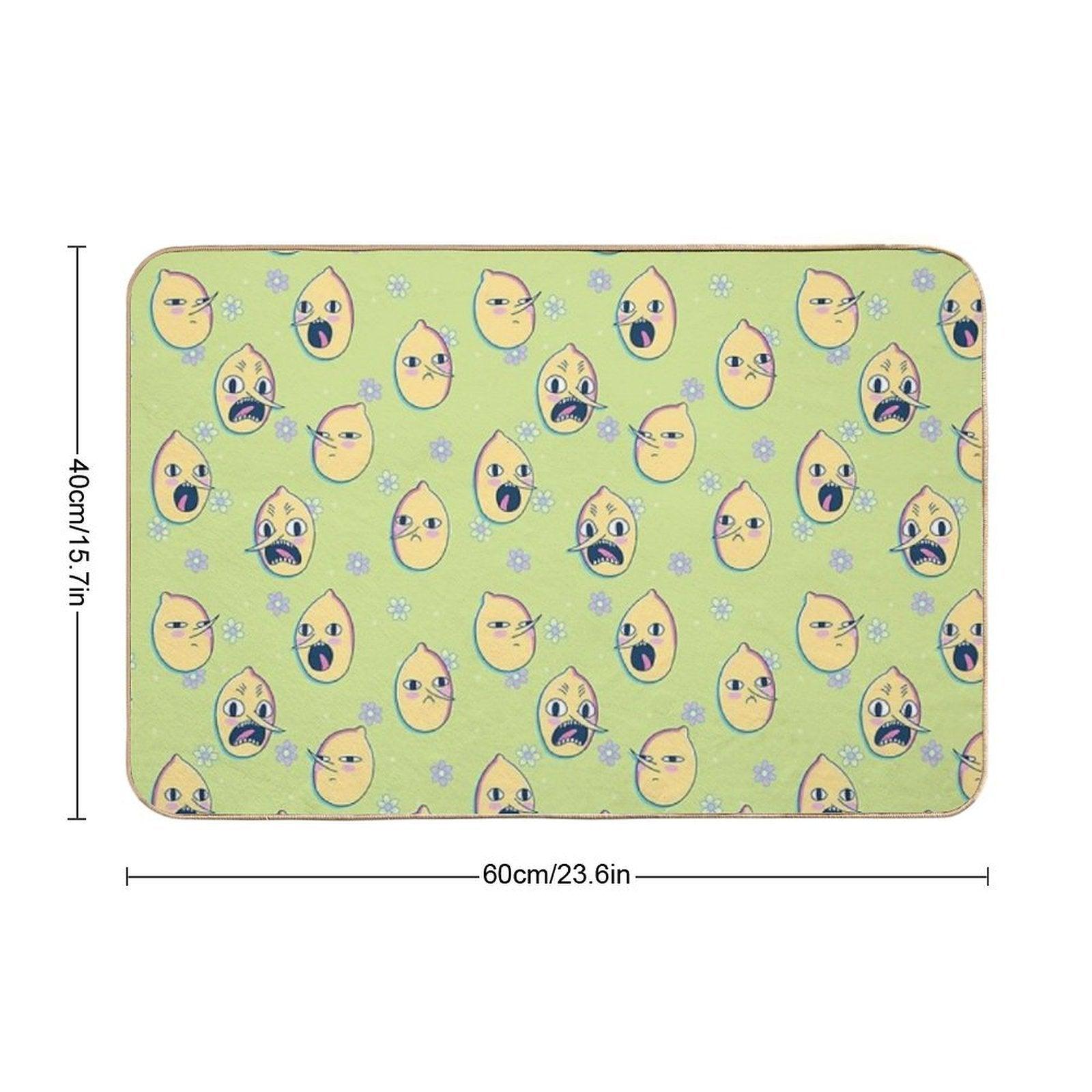 Earl of Lemongrab (Adventure Time)  Multi-Purpose Bath Mat