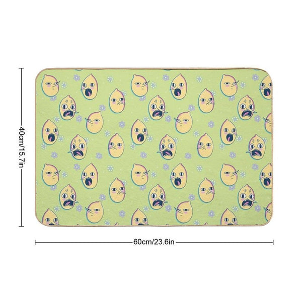 Earl of Lemongrab (Adventure Time)  Multi-Purpose Bath Mat