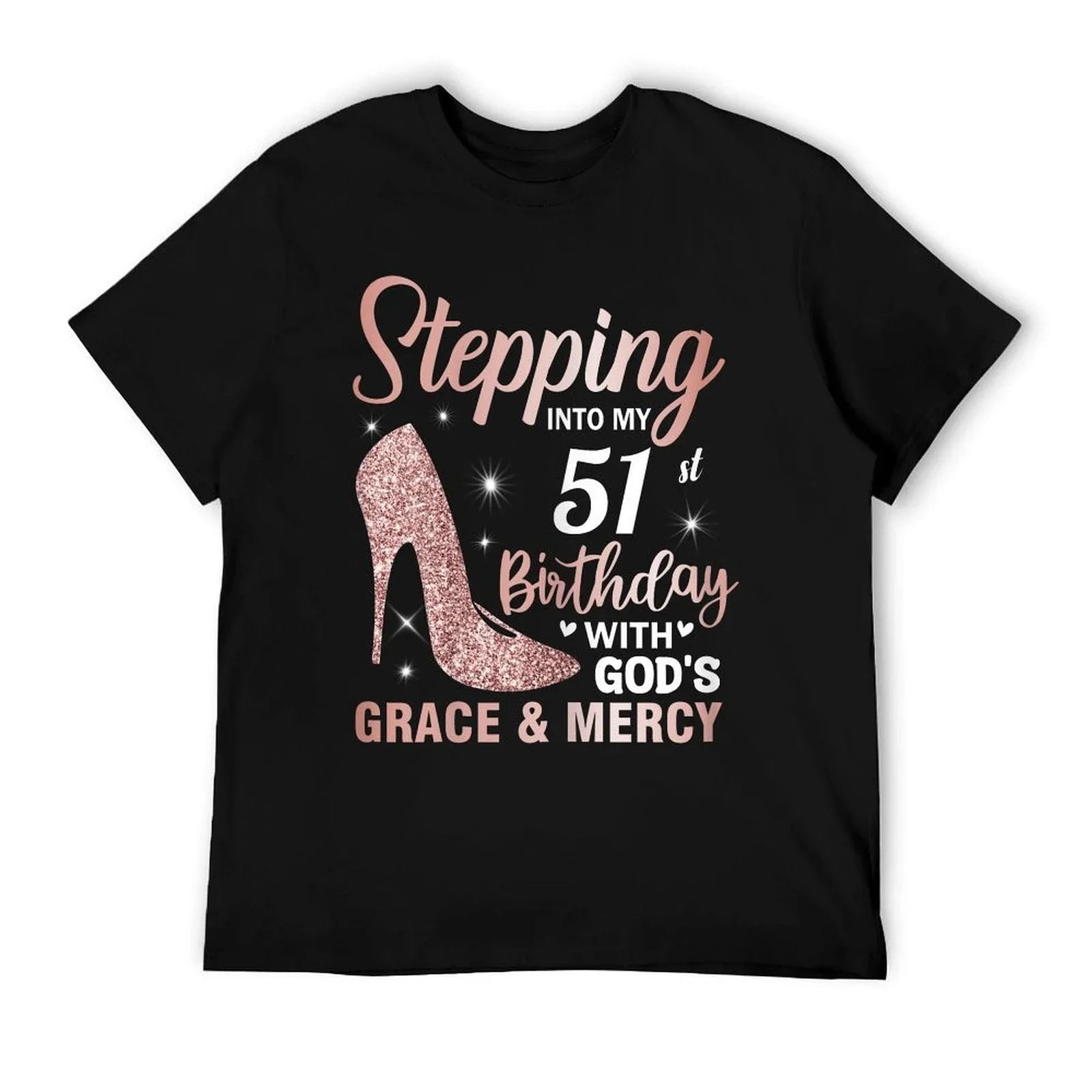 Stepping Into My 51st Birthday Women 51 Year Old Bday T-Shirt