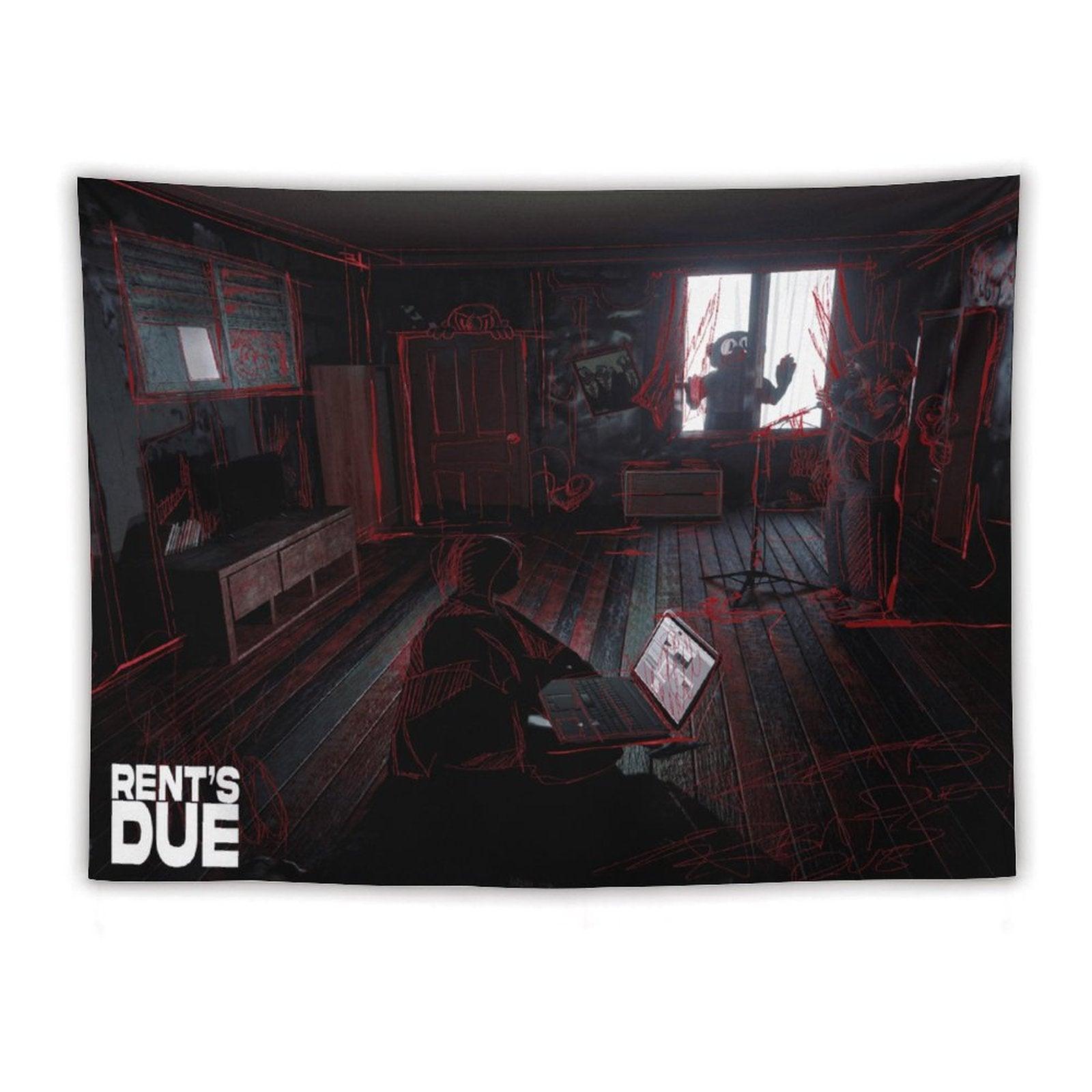 RENT’S DUE Tapestry