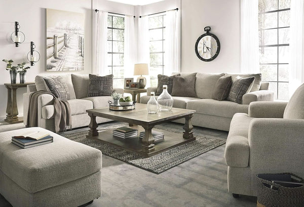Soletren Oversized Ottoman Off White Modern Furniture