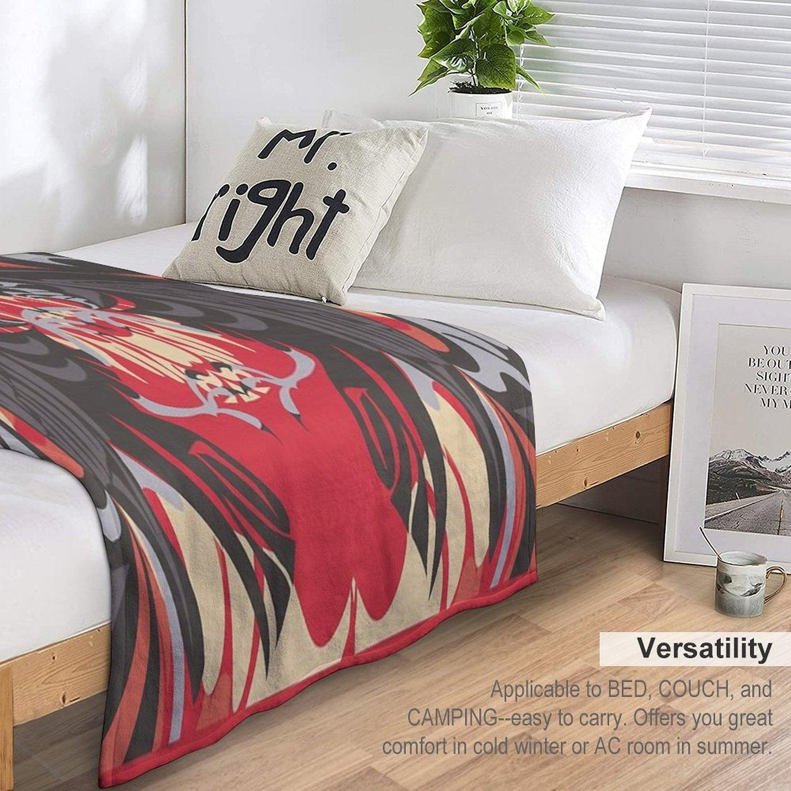 Raven Vision Throw Blanket