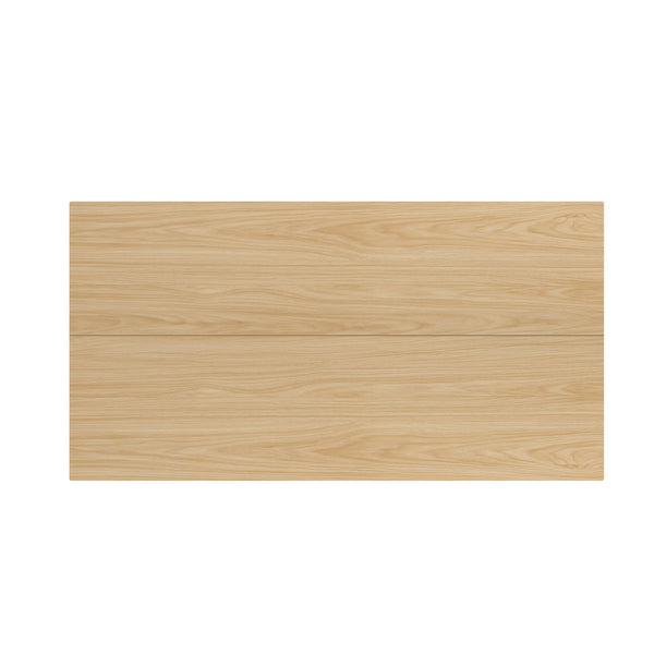 Modern Style 2-in-1 Pet Friendly Dog Crate Kitchen Island End Table Natural White MDF Metal Pine