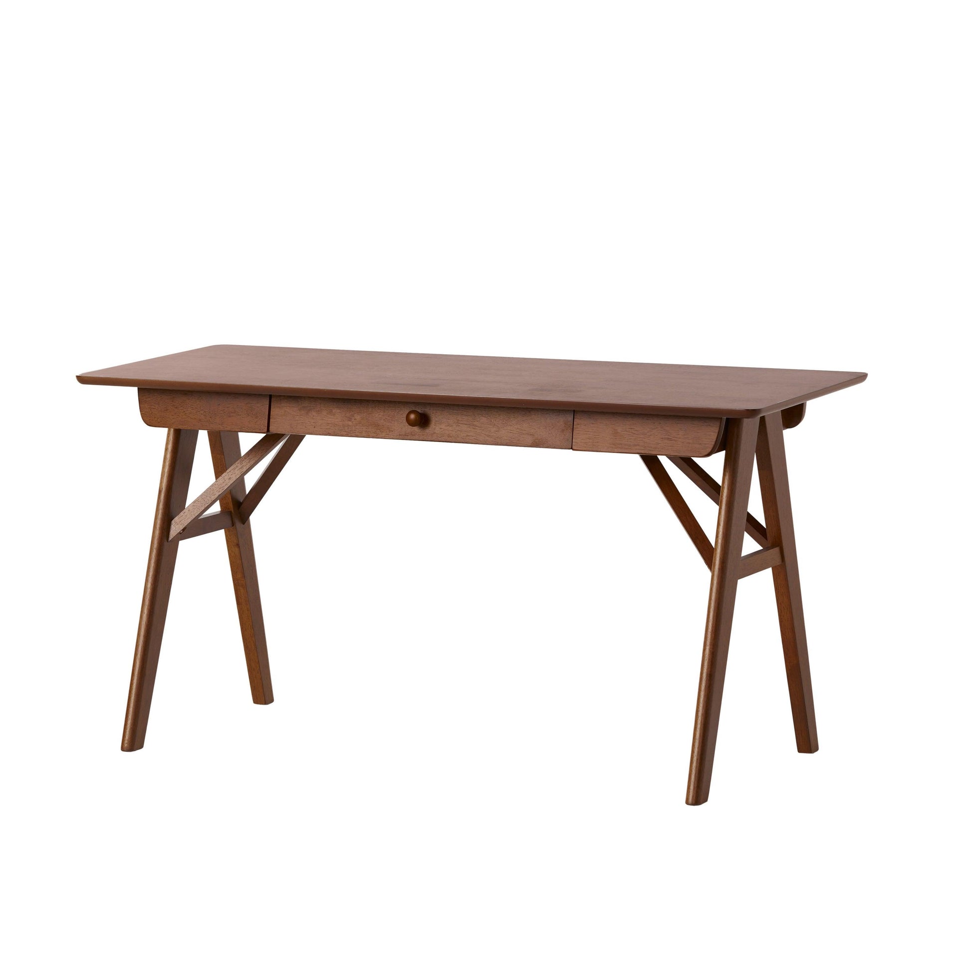 Modern Wood Desk with Drawers