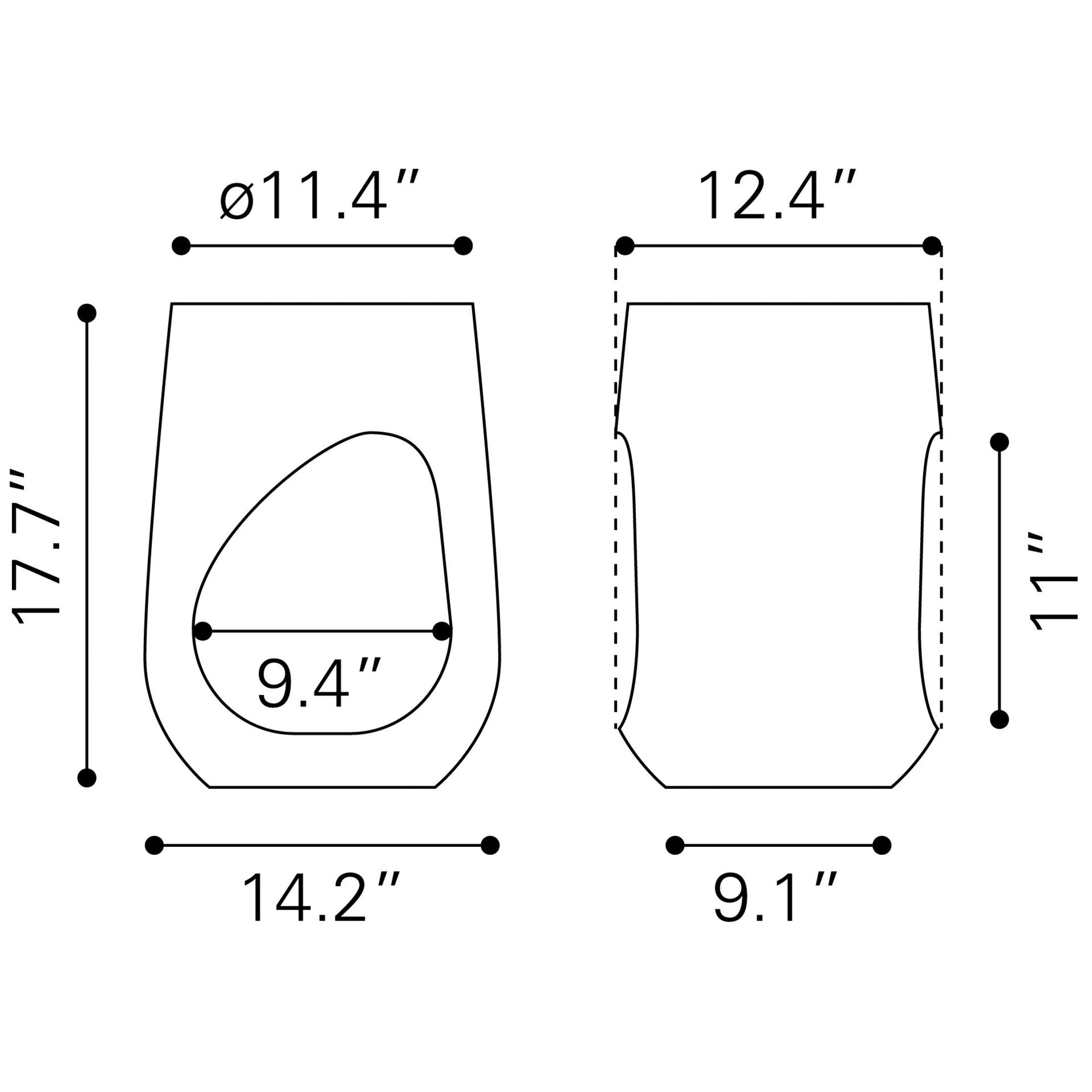 Tilk Side Table Black